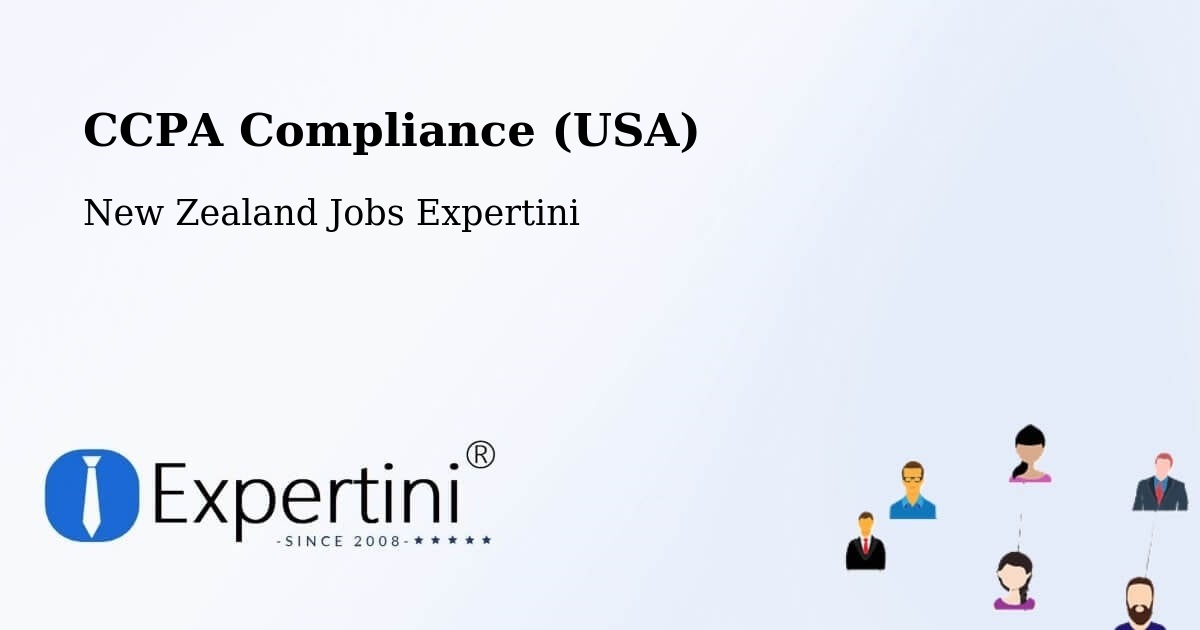 CCPA Compliance (USA) - New Zealand Jobs Expertini